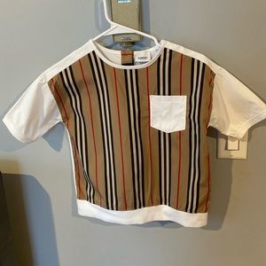 Burberry shirt size 12Y girls